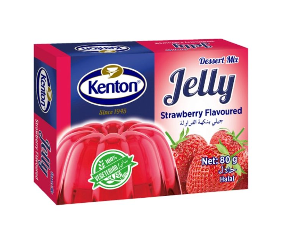 Kenton Jelly Strawberry Flavoured 80g